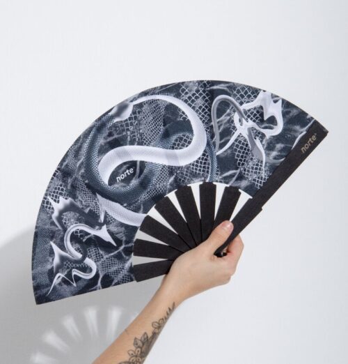 Abanico Uroboros Silver XL