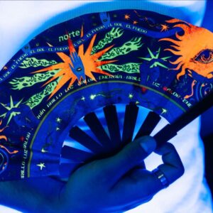 Abanico Mexican Sunset Neón Standard