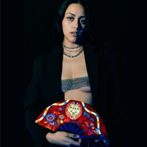 1747006125b34bbcf8b116a438508b928f22bb5b28.jpg Abanico Sun Queens Orange Standard