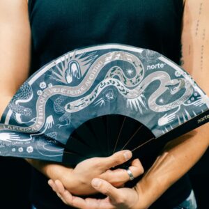 174700700464f7b3c7dd33a5c0dc58e5efe202ff17.jpg Abanico Cosmic Serpent Grey Standard