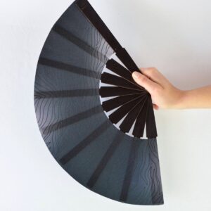 Abanico Wild lights Black Standard