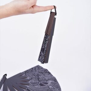 Abanico Cat Eye Black XL