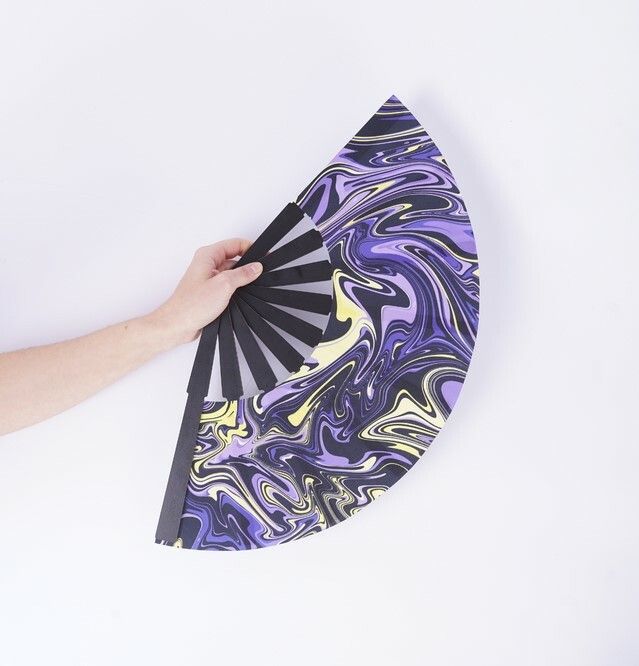 Abanico Fluido Yellow XL