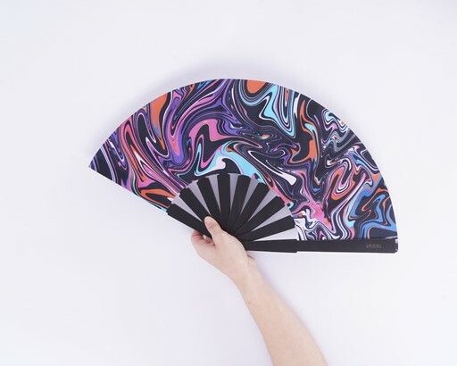 Abanico Fluido Violet XL