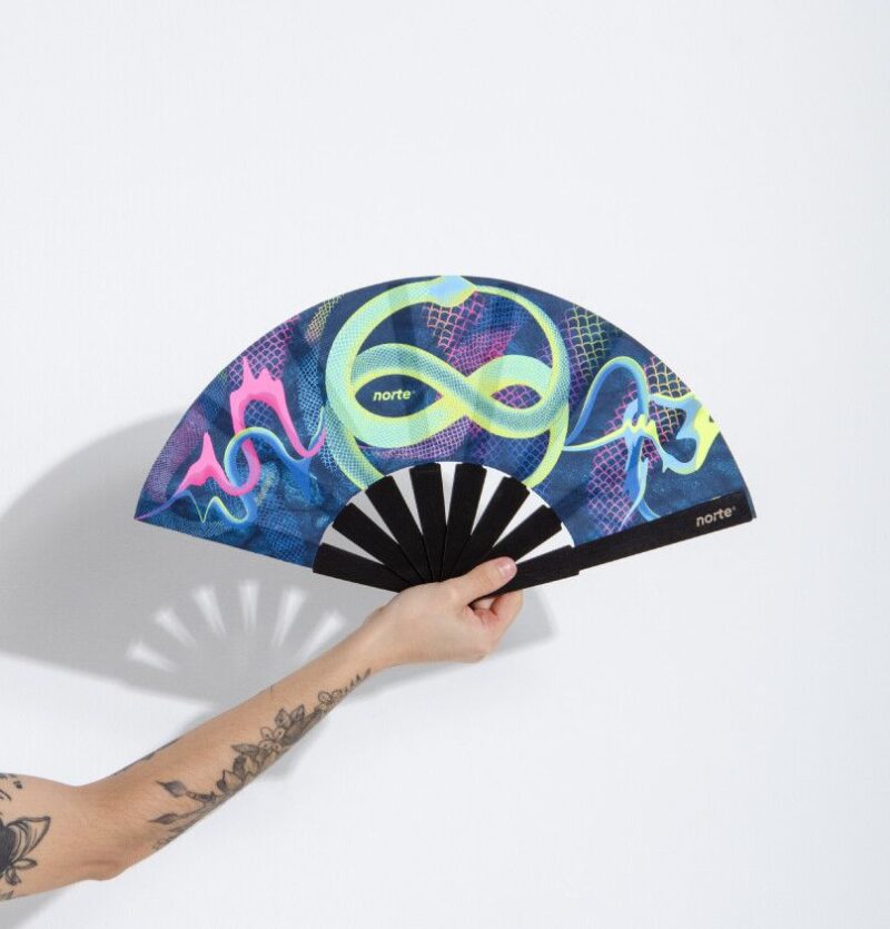 Abanico Uroboros Neón Standard