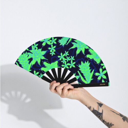 Abanico Flodra Green & Blue Pocket