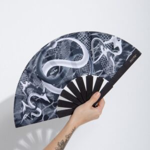 Abanico Uroboros Silver Pocket