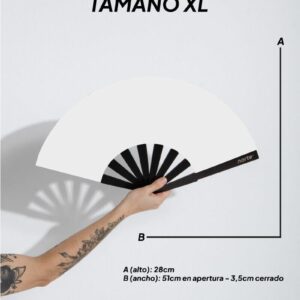 Abanico Galaxia Black XL