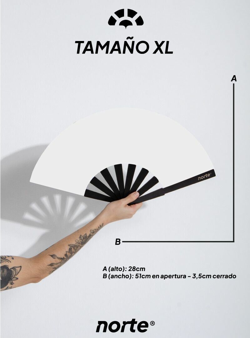 Abanico Galaxia Black XL