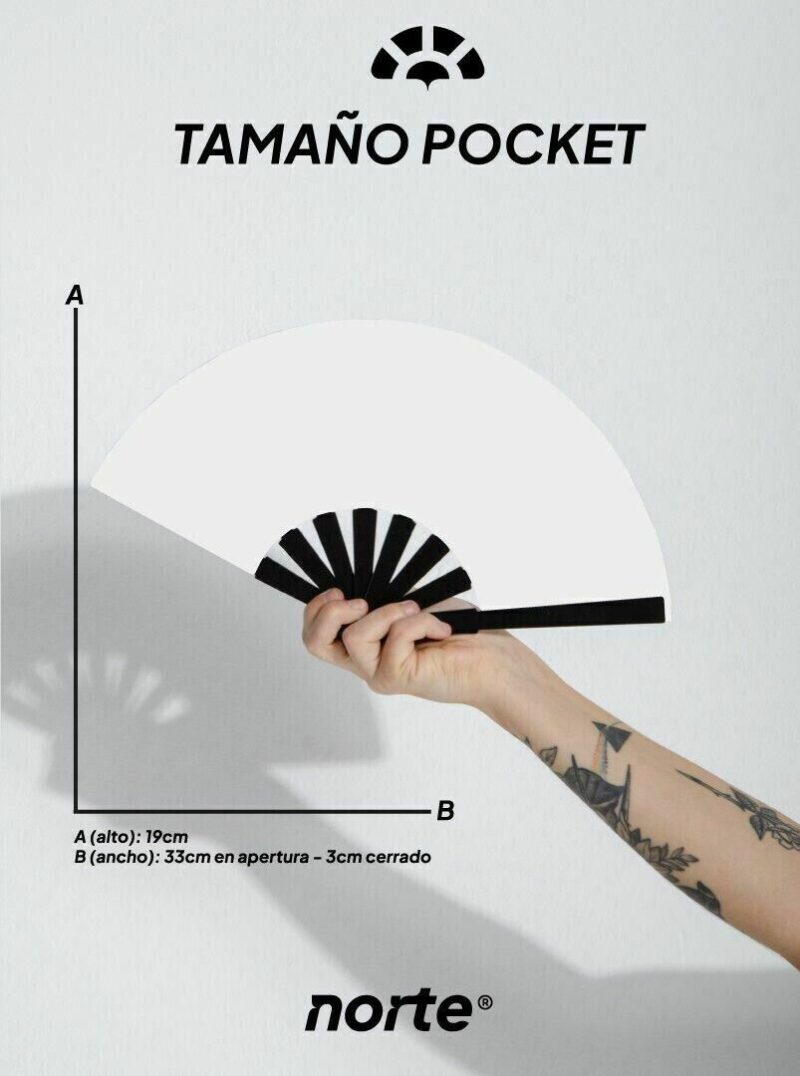 Abanico  Flodra Green & Blue Pocket