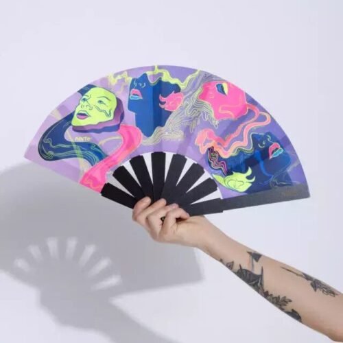 Abanico Máscaras Neón XL