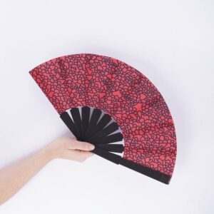 Abanico Piel Koi Red Standard
