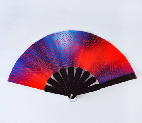 Abanico Wild Lights Orange Pocket