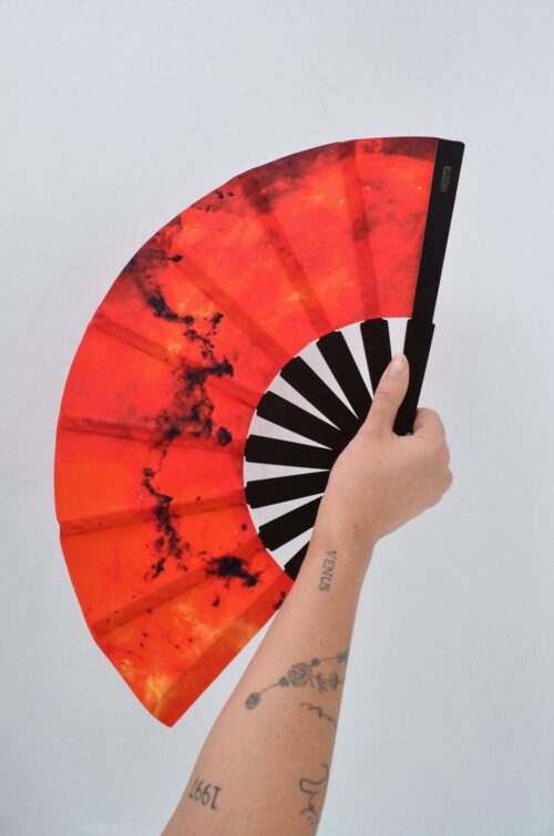 Abanico Smoke Red XL