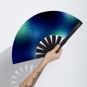 Abanico Wild Lights Blue Standard
