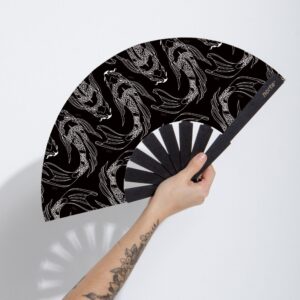 Abanico Pez Koi Black Standard