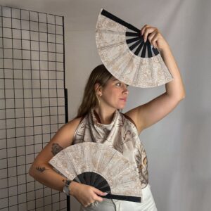Combo Pañuelo Radiant Soul Nude Medium + Ecofan Standard Radiant Soul