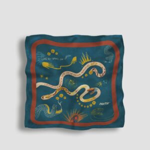 Pañuelo Cosmic Serpent Green Medium