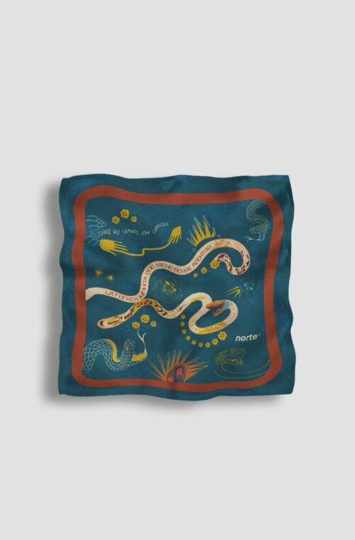 Pañuelo Cosmic Serpent Green Medium