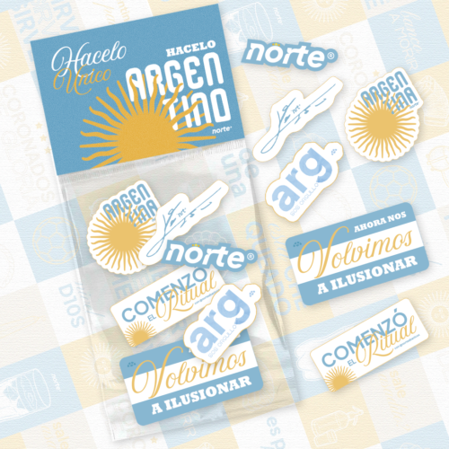 Stickers Mística x5