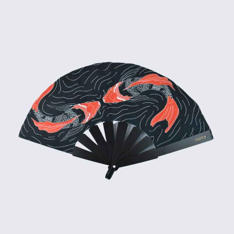 Abanico Koi In Love Red Standard