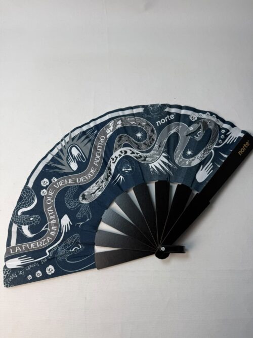 Abanico Cosmic Serpent Silver Standard